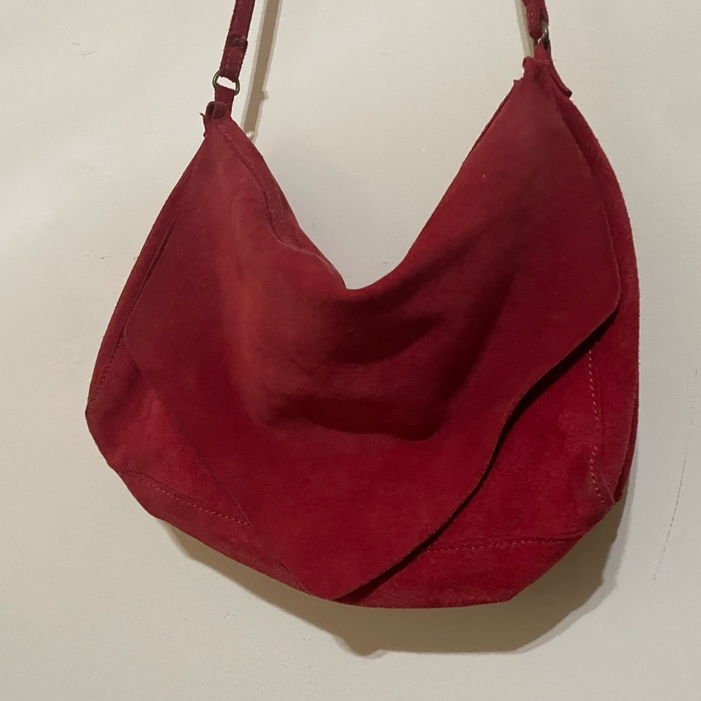 Zara Elegant Red Shoulder Bag - Picture 4 of 5